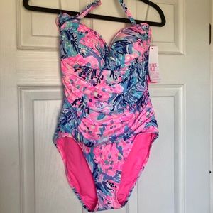 NWT Lilly Pulitzer sz 10 Fan Sea Pants Suit